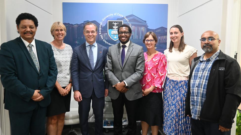 Netherlands Prince and UCT delegation